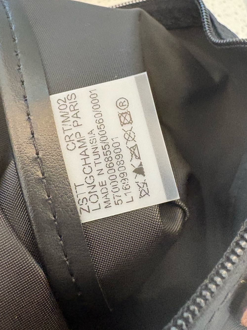 Longchamp Le Pliage Nylon Canvas Backpack with Leather Flap - Picture 5 of 6